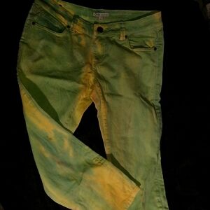 Cabi Jeans One of a kind tie dyed size 4 crop leg